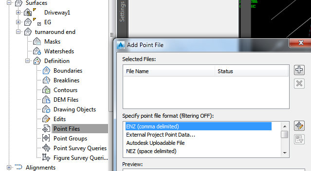 Civil 3D 2016 repeatedly crashes when trying to import point data ...