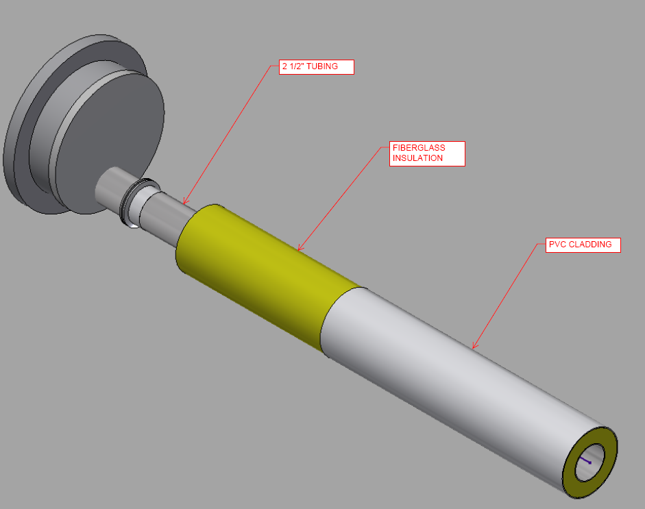 pipe insulation cladding