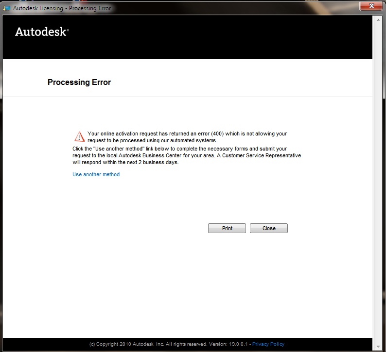 Solved: Problem with activation (error activation) error (400) - Page 4 -  Autodesk Community - Subscription, Installation and Licensing