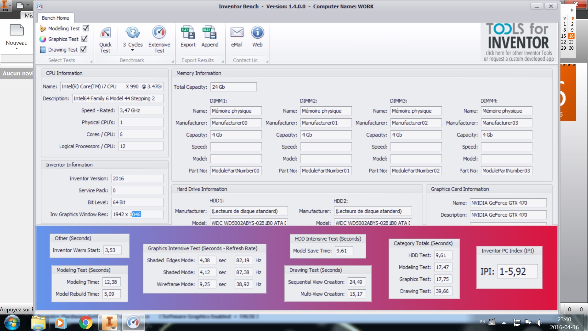 Solved: How fast is your Inventor PC really? - Page 27 - Autodesk Community