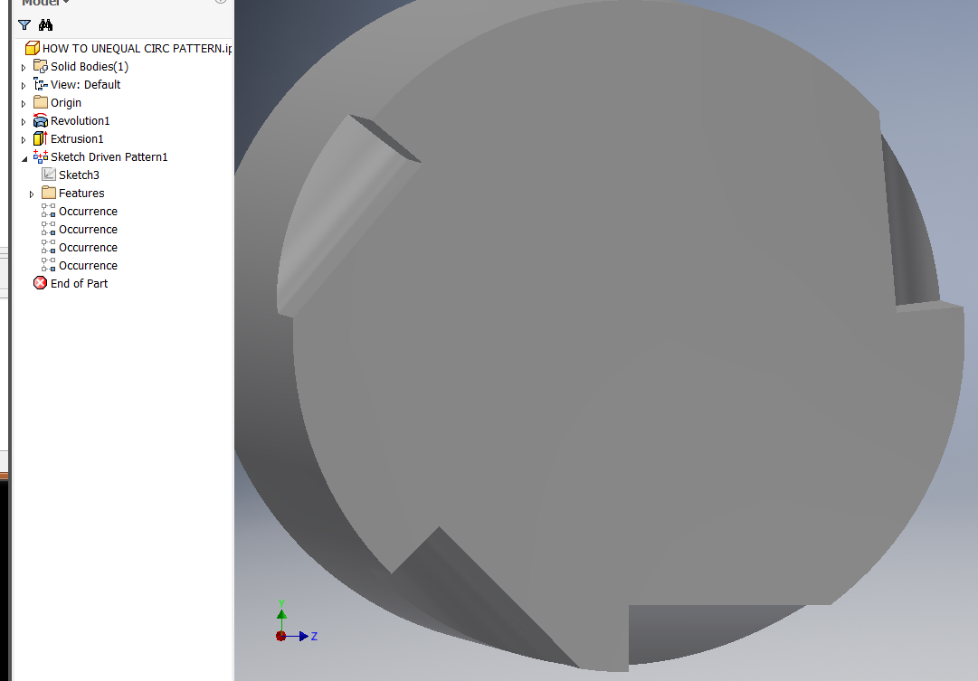 Solved: UN-EQUAL CIRCULAR PATTERN - Autodesk Community