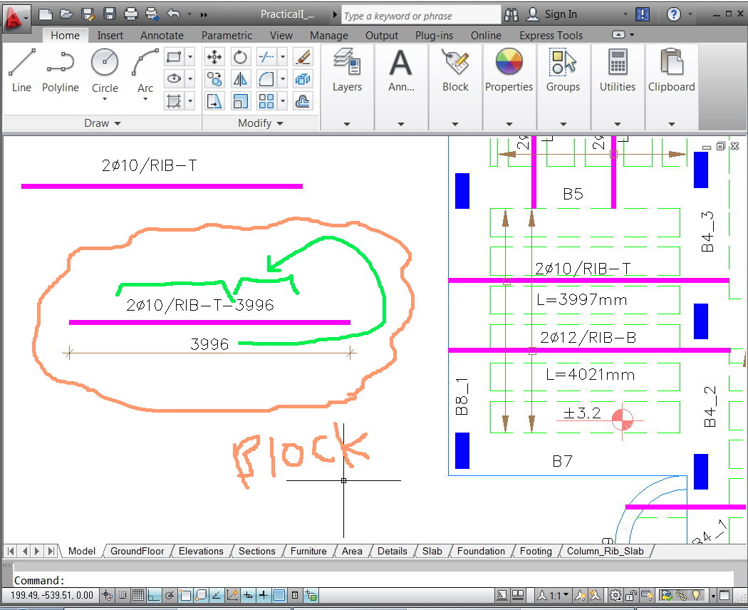 How to make an attribute block that contains a dimension? - Autodesk  Community - AutoCAD