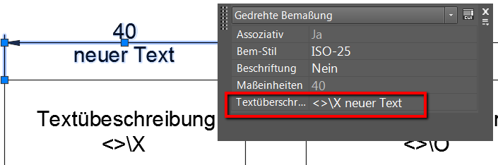 Gelöst: Textüberschreibung der Bemaßung in AutoCAD - Autodesk Community -  International Forums