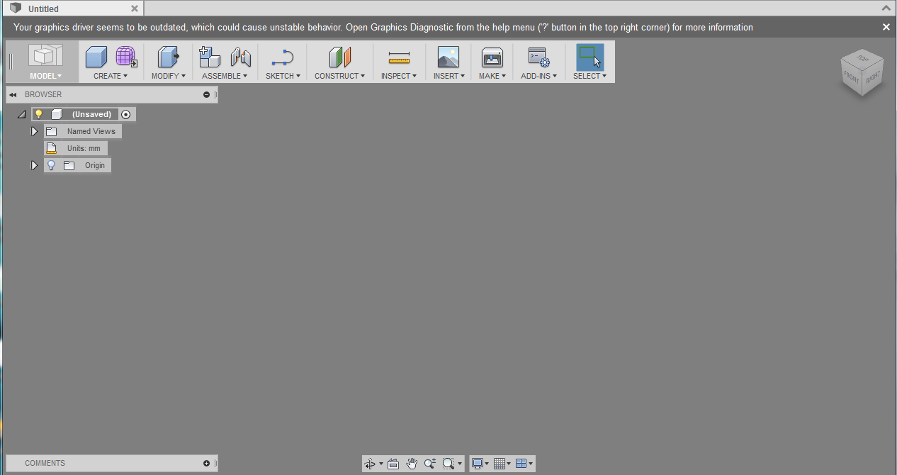 Screen is all grey including model - Autodesk Community