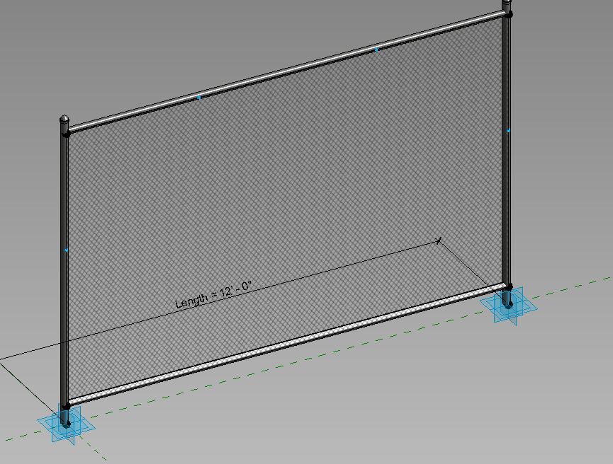 Solved Chainlink fence with wall chain Autodesk Community