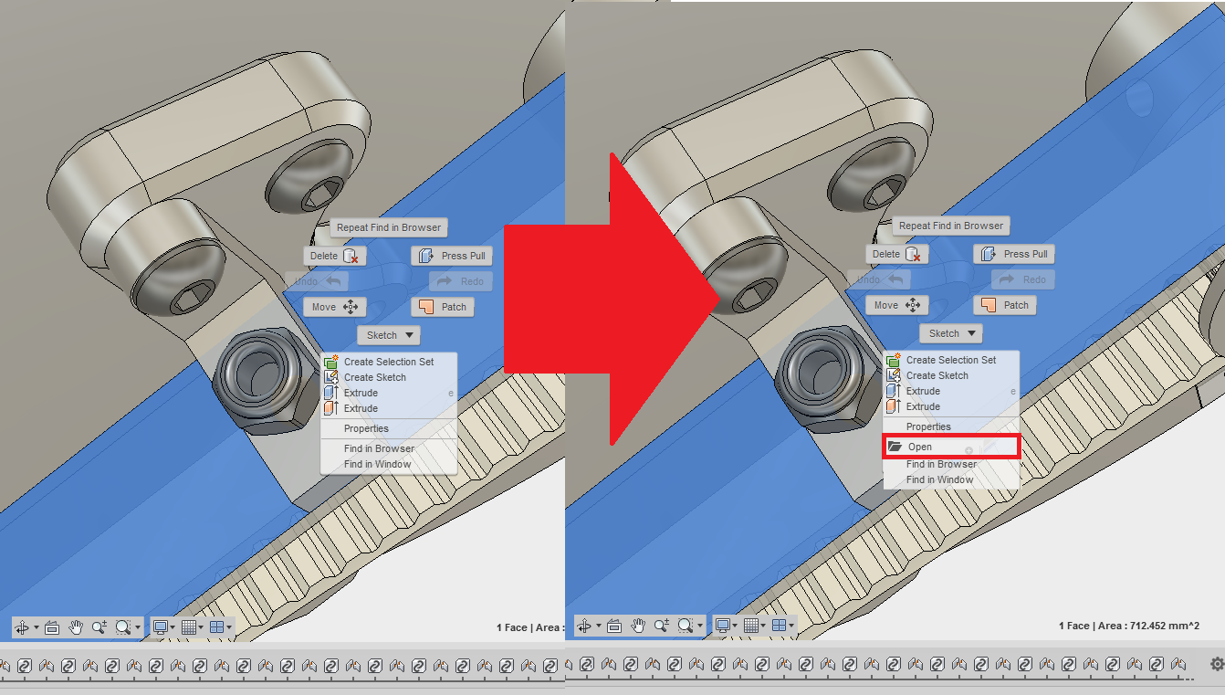 Allow to Open a Component from Assembly by Right Click. - Autodesk ...