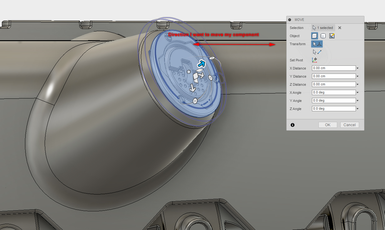 Solved: Moving imported components in worlds space ? - Autodesk Community