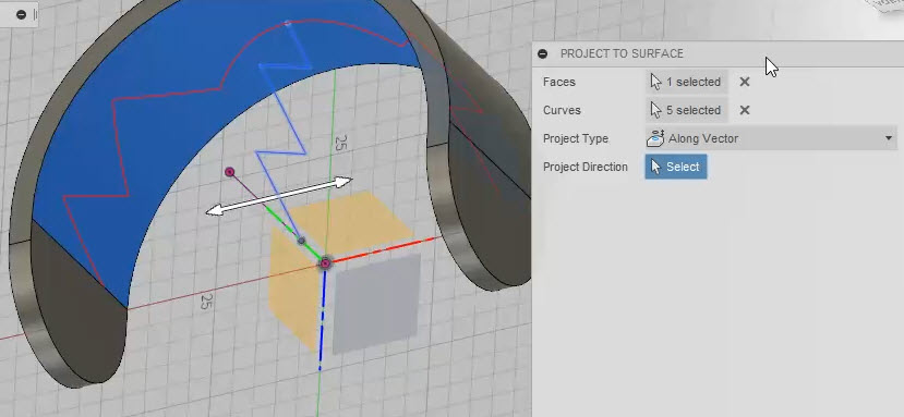 Solved: Project /coil a sketch around a curved surface - Autodesk Community  - Fusion 360
