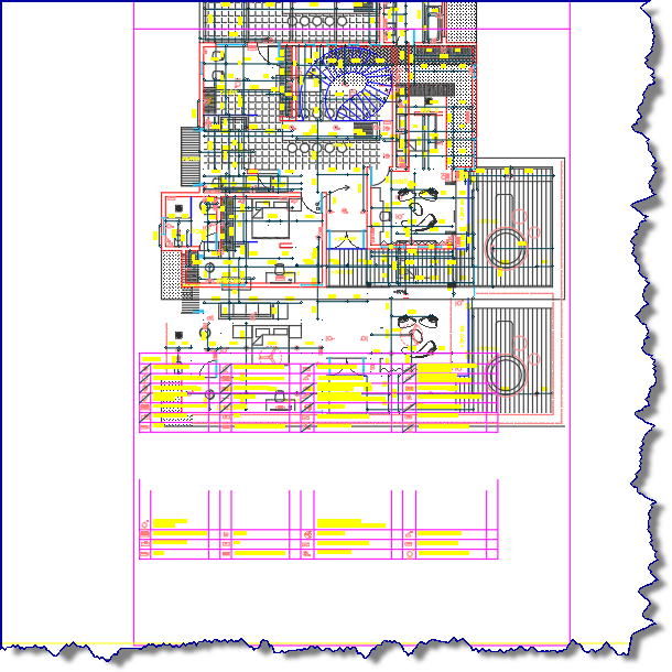 Part of the autocad drawing overlaps with itself when i reopen it the ...