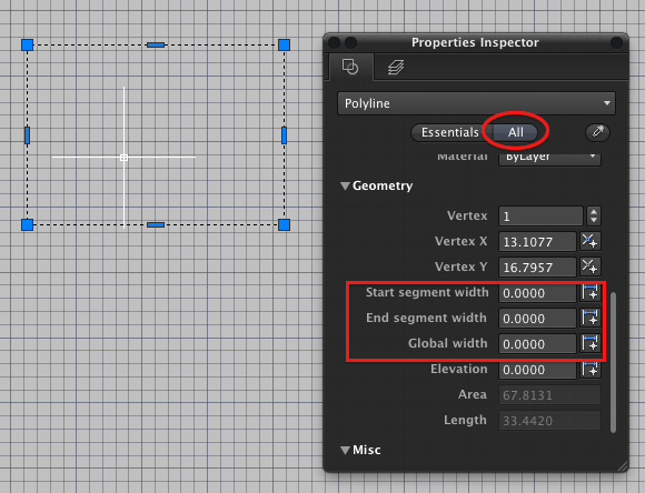 Polyline Width - Autodesk Community - AutoCAD for Mac