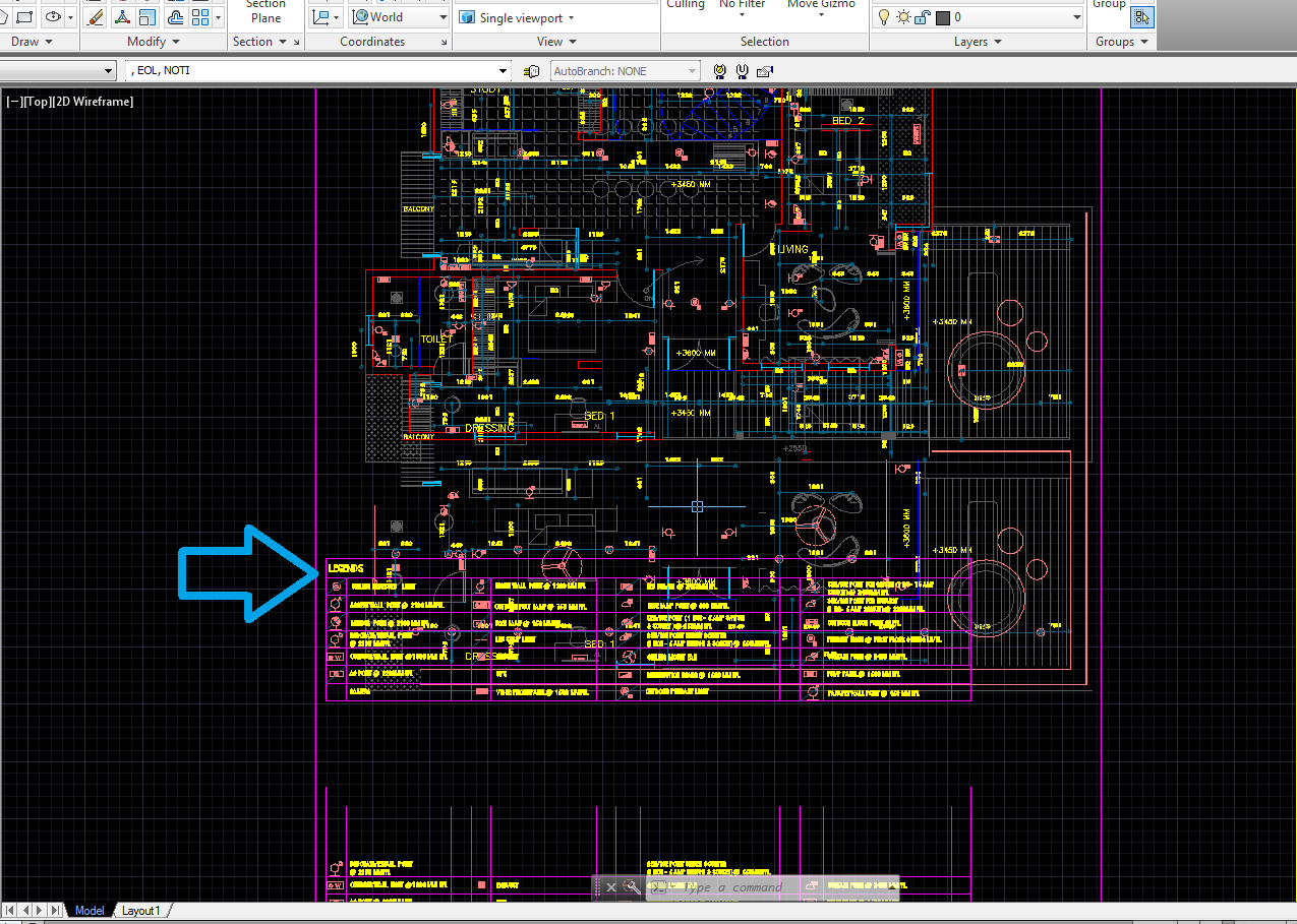 Part of the autocad drawing overlaps with itself when i reopen it the ...