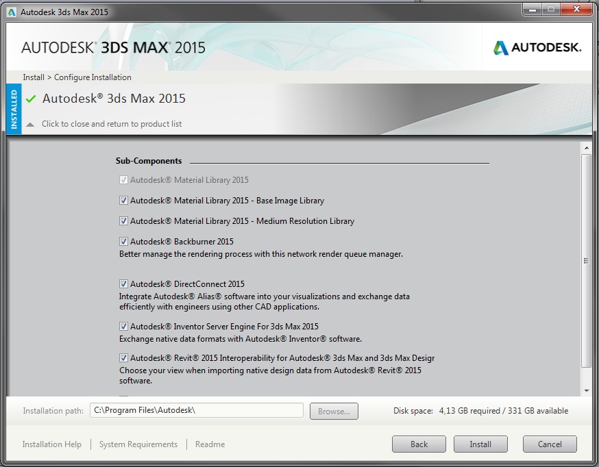 3ds Max 2015 Installation problem - Autodesk Community - Subscription,  Installation and Licensing