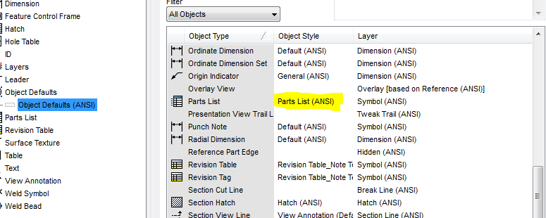 Parts List Template from forums.autodesk.com