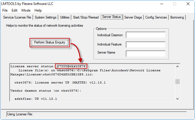 Solved: Query the Network License Manager from client - Autodesk Community  - Subscription, Installation and Licensing