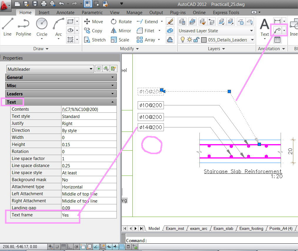 Solved: How to have “circular” shape for the frame of leader text