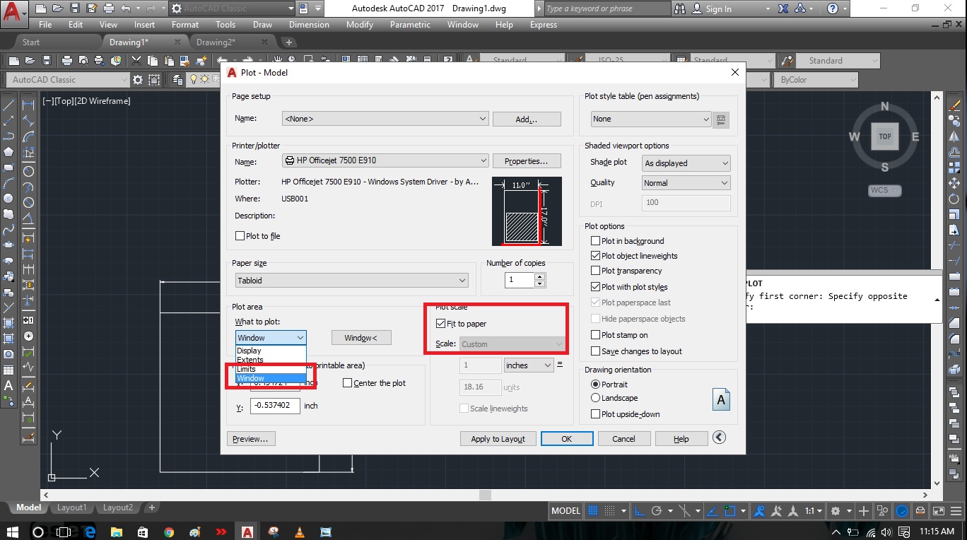 Solved HP Officejet 7612 will not print 11x17 - Autodesk 