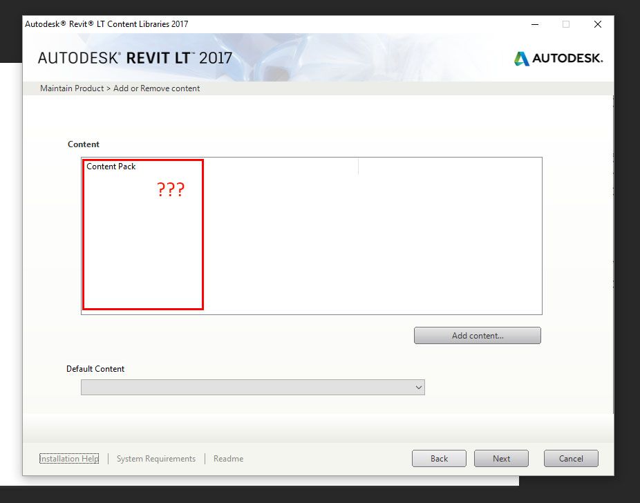 Solved: Revit LT 2017 Missing Content Libraries - Autodesk