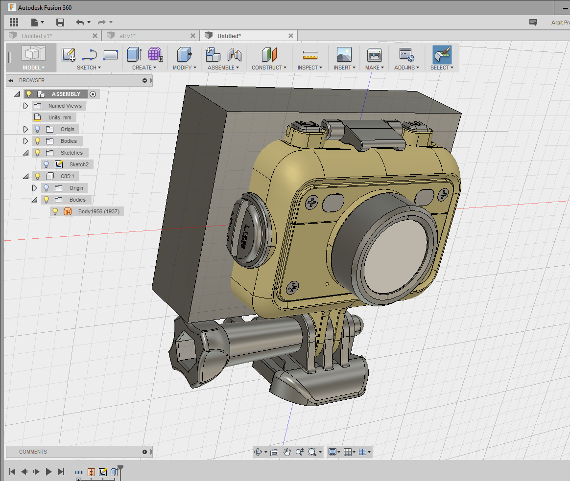 Can't combine imported stl and body. - Autodesk Community - Fusion 360