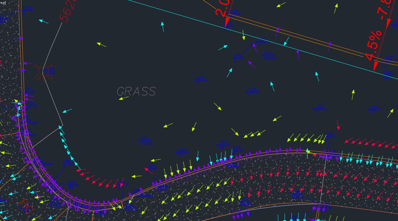 Slope Analysis Style with TEXT representation of slopes - Autodesk ...