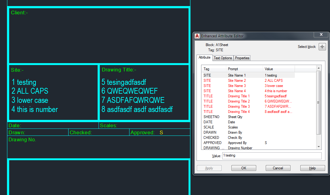 Locked attributes change position after editing block. - Autodesk Community  - AutoCAD LT