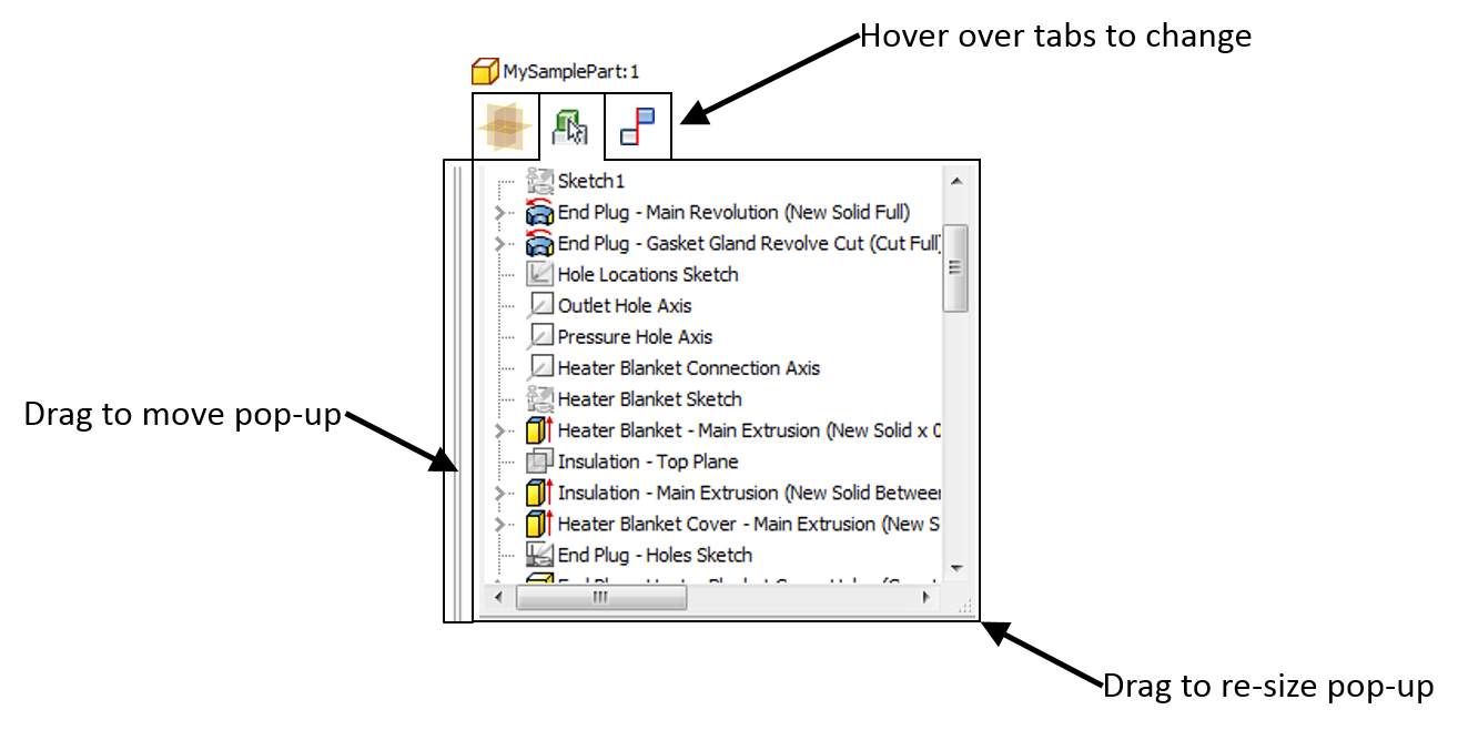 Display component origin planes on mouseover when holding CTRL-button ...