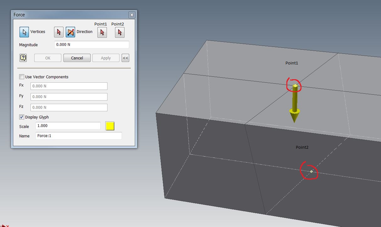 FEA - Specifying Force Direction by 2 Points - Autodesk Community