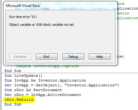 Solved: Open Inventor Part With The Help Of Excel Vba - Autodesk Community  - Inventor