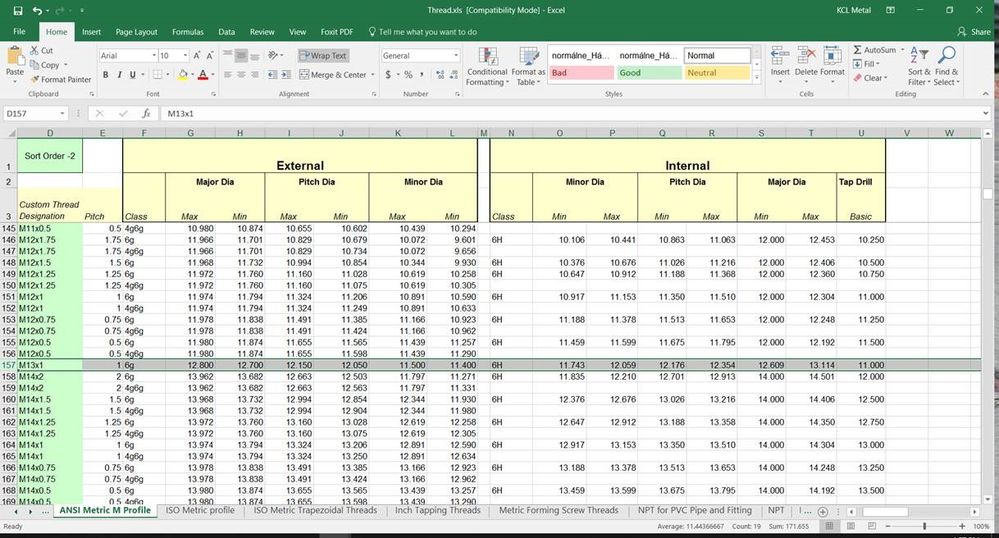 Calculating 4 threads excel что это