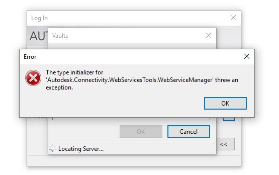 Solved: Error while trying to Login to Vault through API - Autodesk ...