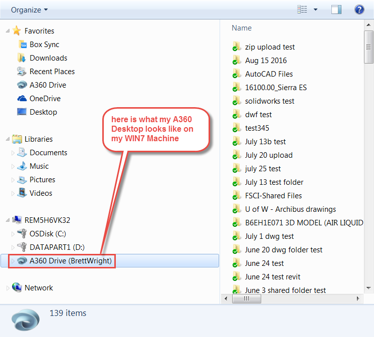 Solved A360 Drive Folder Pinned To Quick Access In Windows 10