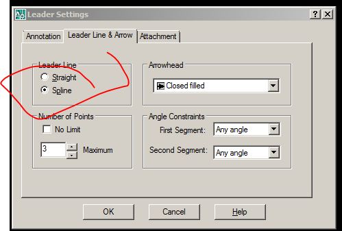 Solved: Curved Dimension Leader Line - Autodesk Community - AutoCAD