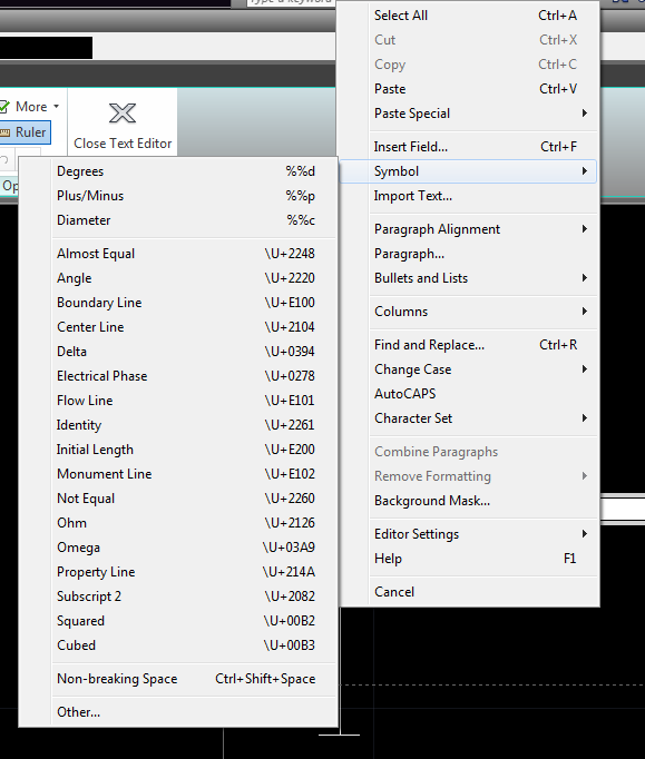 Solved: Text Symbol Codes - Autodesk Community - Civil 3D