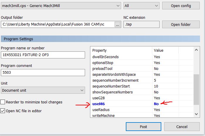 Mach3 post processor - Autodesk Community - Fusion 360