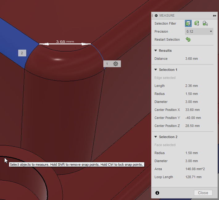 Improvements to the Measure tool - autodesk