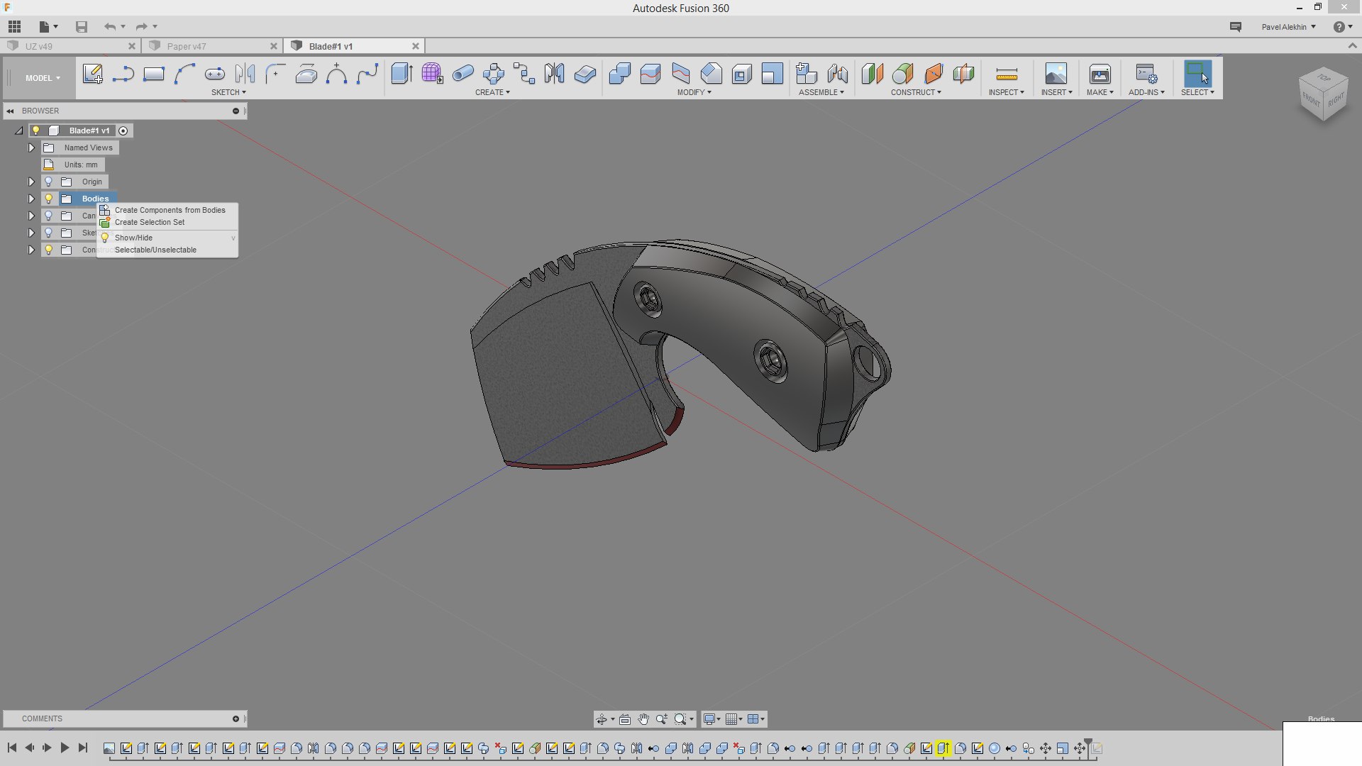 grouping bodies - Autodesk Community