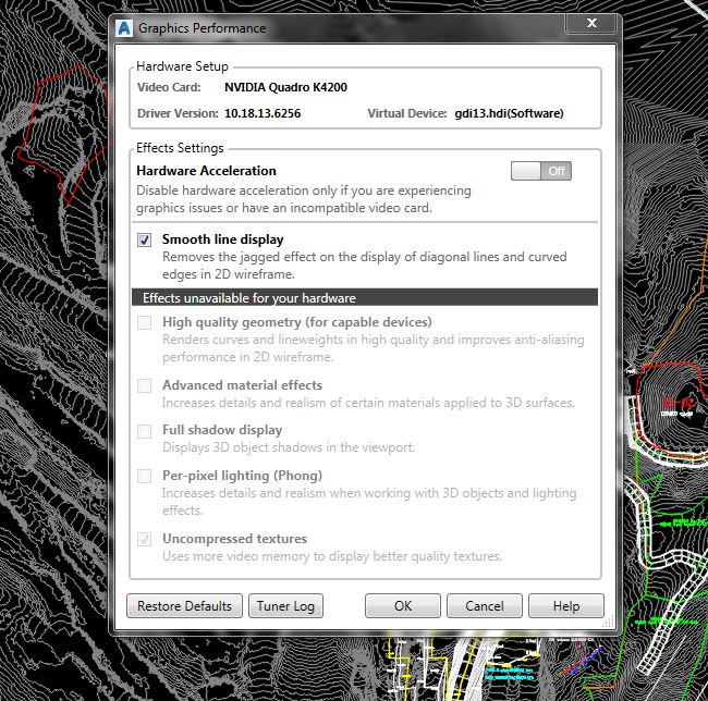 Graphics hardware acceleration unavailable after installing Map 3d 2017 version Autodesk Community