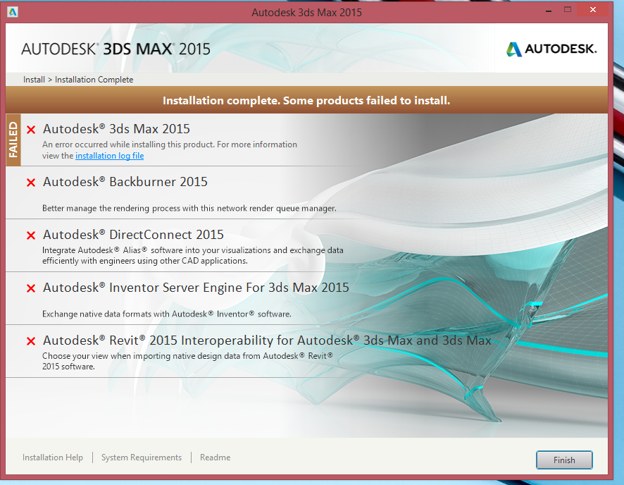 Solved: i cant install 3ds max 2015 on my computer - Autodesk Community -  Subscription, Installation and Licensing