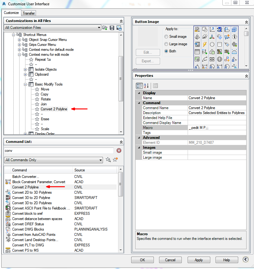 Converting multiple lines/arcs to Polylines via Right-Click - autodesk