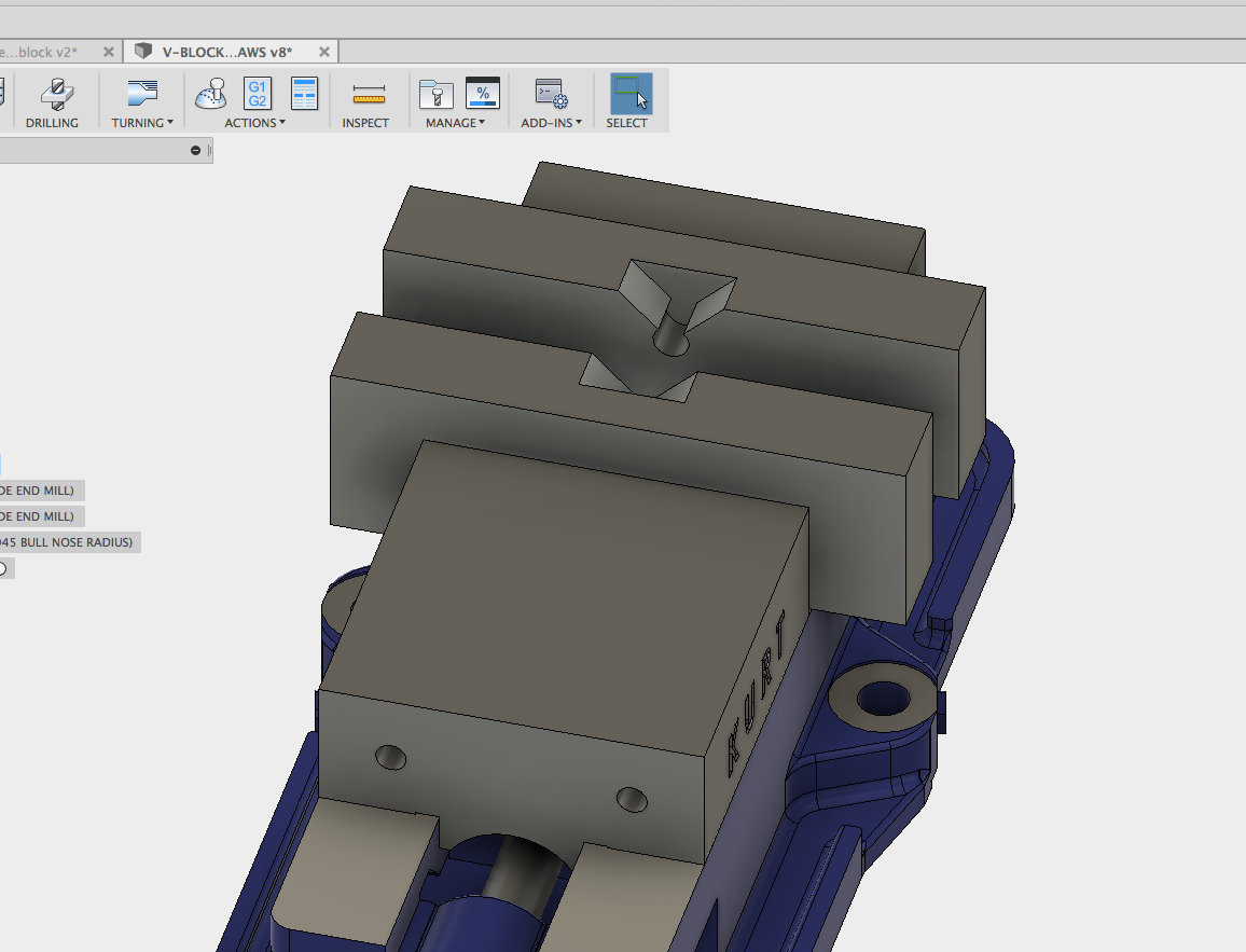 Machining a V groove Autodesk Community
