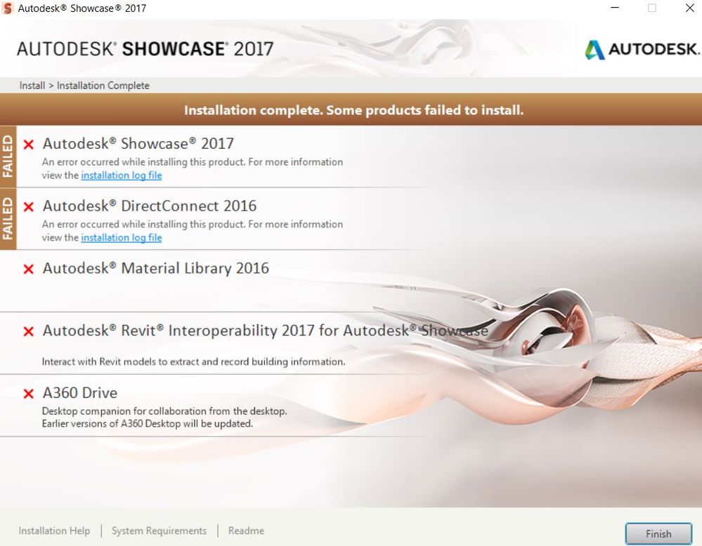 Installation Problem Showcase 17 Autodesk Community Showcase