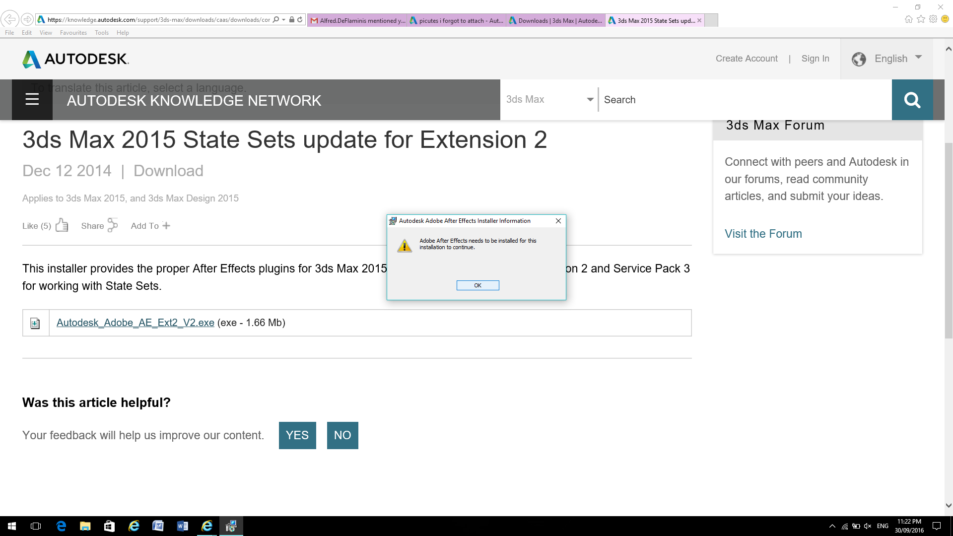 Solved: STATE SET ERROR - Autodesk Community - 3ds Max