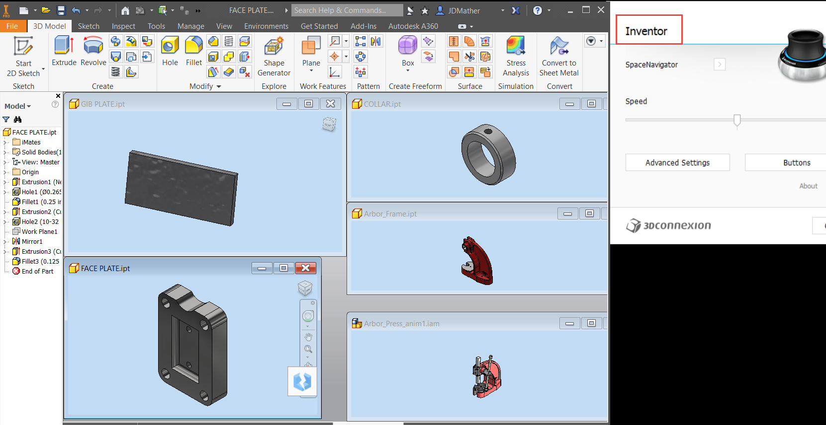 Solved: 3D mouse issues in Inventor 2017 - Autodesk Community - Inventor