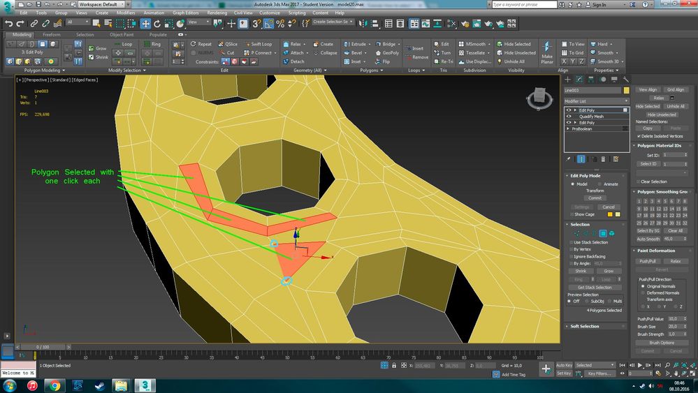 Solved: Help needed! Max sometimes selects tris and sometimes quads. -  Autodesk Community - 3ds Max