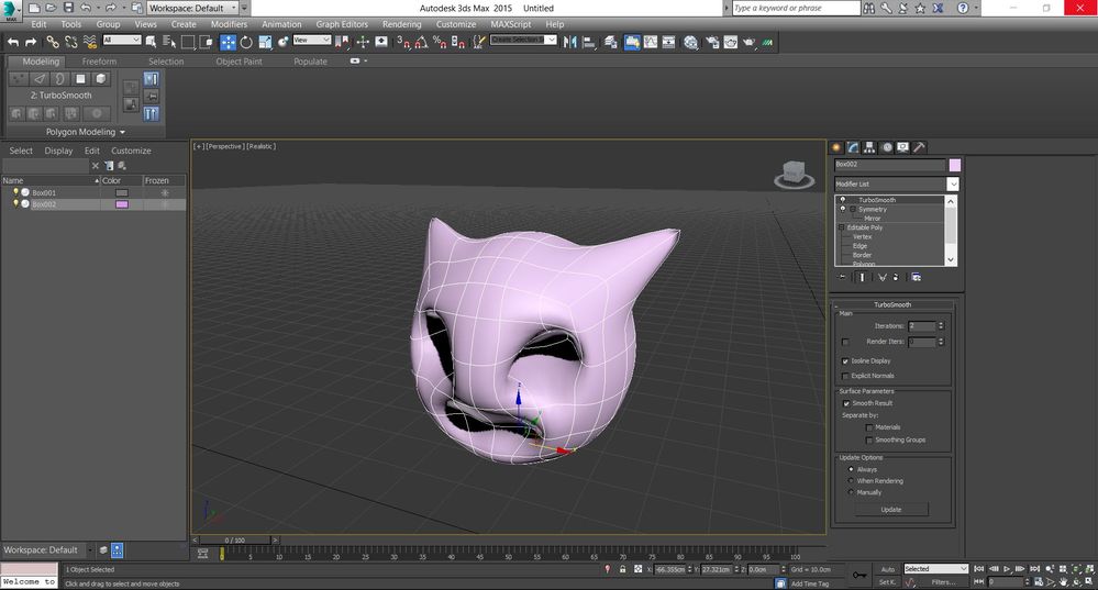 Solucionado: 3DS MAX 2017 Convert Editable Poly With TurboSmooth creates  Blocky faces - Autodesk Community - 3ds Max
