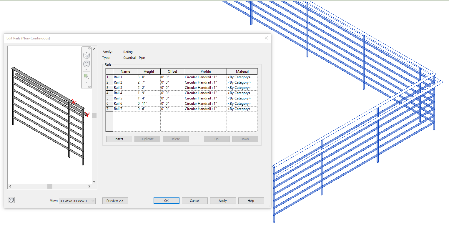 REVIT WINDSURFER: NON-CONTINUOUS RAILING IN REVIT