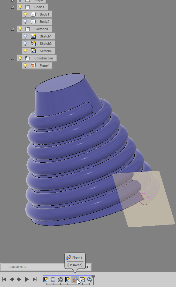 How to make a 3D cone-shaped spiral - SketchUp - SketchUp Community