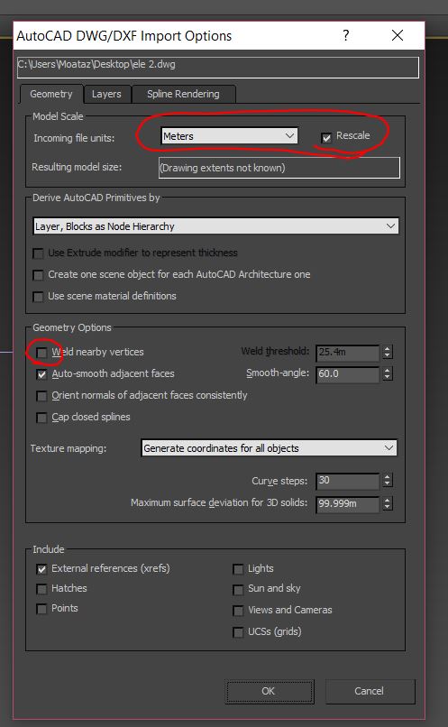 Solved: IMPORT CAD TO 3Ds Max problem - Autodesk Community