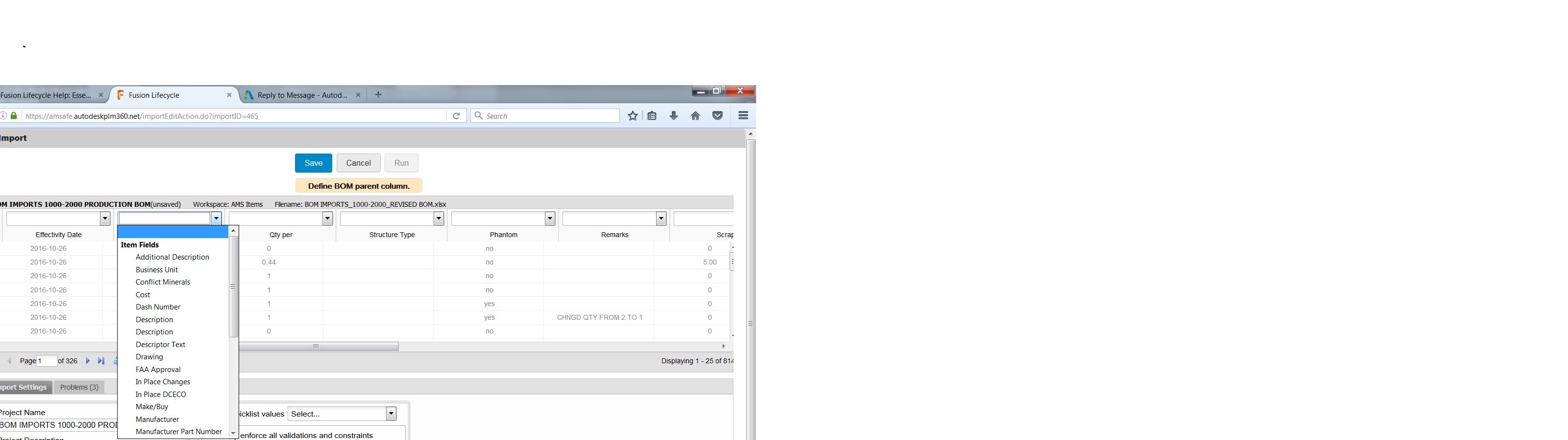 Solved: HELP WITH IMPORT BOM TOOL - Autodesk Community
