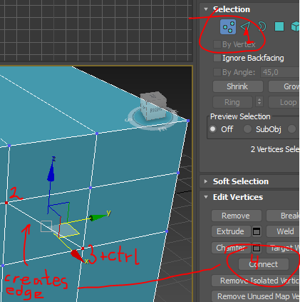 Solved: Can't connect two vertices (Editable Poly). - Autodesk Community