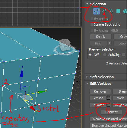 Solved: Can't connect two vertices (Editable Poly). - Autodesk Community -  3ds Max